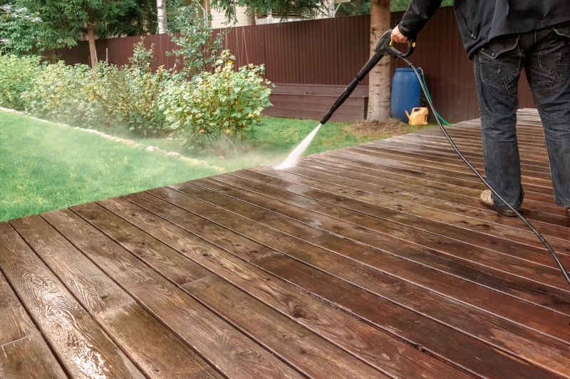 Wood Deck Powerwashing
